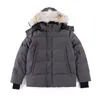 Men's Jackets Women's Canadian Down Jacket Winter Mid-length Over-the-knee Hooded Thick Warm Gooses Coats Female Hoodie