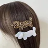 Hårtillbehör Diamond Acetate Animal Dog Clip Y2K Cartoon Dachshund Hairpin Acicic Acid HeadBness Rhinestone Duckbill Female