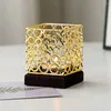 Candle Holders Iron Candleholder Desktop Taper Candles Single Head Decorative Stand Wood Party Base Tealight Office