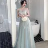 Ethnic Clothing Women Wedding Bridesmaid Team Dress Princess Style Gauze Skirt Classic Elegant Prom Party Qipao Plus Size 3XL Vestidos