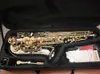 Jupiter JAS-1100SG Saxophone Alto Eb Tune Instrument de musique en laiton corps plaqué nickel argent laque or clé Sax avec embout