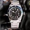 42mm Black Bay Explorer Watch Bezel Black Dial Automatic Mechincal Movement rostfritt stål Herrens armbandsur