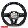 Volante ad alte prestazioni LED in vera fibra di carbonio adatto per VW MK8 Car Styling