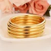 4 stuks Monteren Hele Mode Dubai Glazuur Bangle Sieraden Fijne Goud GF Dubai Armband Afrika Arabische Items2662