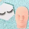 Faux cils tête modèle Mannequins Extension de cils outil de pratique exercice maquillage visage Extensions de matériel Pvc