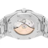 Montre de luxe Audemar Pigue mouvement à quartz Abbey Royal Oak bracelet de montre automatique en acier pour hommes 15400ST.OO.1220ST.04