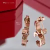 Designer Love Earrings Jewelry Stud Gold Hoop Earring Silver Ring Bracelet Earing a992496