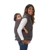 Maternidade Outerwear Casacos Três em um multifuncional mãe canguru jaqueta roupas femininas outono e inverno ensacado saco parental sem mangas 231102