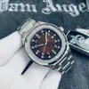 Top Classic Designer Watches PP Nowa męska marka biznesowa Square Diamond Ring Precision Steel W pełni automatyczne mechaniczne z logo kwarcowym luksusowym zegarkiem