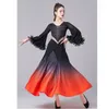 Stage Wear X2163 Lady Modern Dancing Dress Women's Waltz Social Dance Costumes Latin Suit Performance
