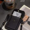 Projektant Crossbody Case Telefon dla iPhone'a 15 14 13 12 11 Pro Max Letter Mobile Tylne okładka z lanyardową torebką karty skrzynki Piecha G2312182PE-3