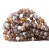 Pietre preziose sciolte Perline di pietra di agata del Botswana Pietra preziosa Perla fai da te per la creazione di gioielli Filo 15" all'ingrosso
