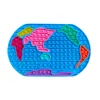 30cm Big Size Silicon Jumbo Game Fidget Sensory Party Favor Glow In Dark Luminous World Map Shape Giant Jigsaw Puzzle Push Bubble With ZZ