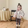 Pantalon hiver bébé fille polaire Leggings coton enfant en bas âge dessin animé imprimé pantalons décontractés enfants filles Plus velours épais chaud