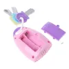 Claviers Piano 1 PC bébé coloré télécommande semblant jouet Musical voiture clé Flash porte-clés cadeau 231218