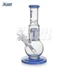 Hittn Glass Bong 10 polegadas Bongo de água 8 braços de árvore por câmara redonda de vidro grosso com articulação de 14 mm 2024 Factory Novo