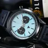 Diseñador Breit Relojes Relojes de lujo para hombres Reloj superior 2023 Nuevo BNL Serie de tiempo superior Cinco agujas en funcionamiento Segundo temporizador Movimiento Reloj azul Relojes de lujo de alta calidad