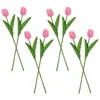 Decorative Flowers 8 Pcs Simulation Tulip Fake Flower Bedroom Tulips Decor Artificial Office Lifelike Faux For Decoration Bridal Branch