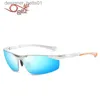 Gafas de sol polarizadas con espejo de conducción coloridas de aluminio y magnesio para hombre 351L231218
