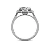 Klusterringar daisini 2023 diamanttest passerade VVS1 hållbart laboratorium odlat Moissanite 925 Sterling Silver Le Princess Ring Women smycken