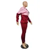 Femmes Survêtements 2024 Designer Femmes Jogger Costume Automne Hiver Sportswear Plus Taille 2X À Manches Longues À Capuche Pantalon Deux Pièces Ensembles Otakt