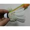 Volants de badminton Volant d'entraînement supérieur Volants de badminton extrêmement durables 3tubes/lot plume d'oie Birdie vitesse 74-79 disponible L167OLB 231216