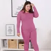 Męska bielizna termiczna Ubrania zimowe Kobiety Długie rękaw 11xl 4xl 4xl 5xl Thermal Long Johns Long Johns Solid Warm Women Bielidma termiczna 231218