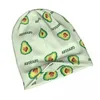 Bérets Avocat Personnage De Dessin Animé Casquettes Fruits Mode Hommes Femmes Rue Skullies Bonnets Chapeaux Printemps Chaud Thermique Élastique Bonnet Tricot Chapeau