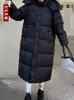 Parkas en duvet pour femmes Parkas élégants pour femmes automne hiver 2023 nouvelle mode coréenne épaissir vestes chaudes dames Streetwear Fairycore manteaux surdimensionnésL231215