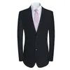 Herrdräkter E1391-Men Casual Summer Suit Loyst Fitting Jacket