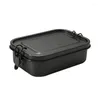 Dinnerware Stainless Steel Bento Box Leakproof Metal Lunch With Removable Divider For Children And Adults