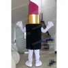 Adult size Lipstick Mascot Costume Cartoon theme character Carnival Unisex Halloween Carnival Adults Birthday Party Fancy Outfit For Men Women