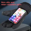 Five Fingers Gloves Motorcycle Heated Glove Waterproof Rechargeable Heating Thermal Gloves Heated Motorcycle Gloves Winter Warm Motorcycle Glove 231218