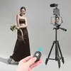 Outros acessórios A V Andoer Smartphone Vlogging Kit Equipamento de gravação de vídeo com tripé Mic LED Light para Set Vlogger 231216