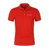 Newest Designer Men's Polo Shirt Luxury HUGO LOGO Letter Casual Short Sleeve Boss Fashion Loose Polo Neck Half Sleeve d5