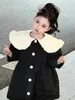 Down Coat 1-11Years Toddler Kids Cotton Padded Dress Jackets For Girls Cute Winter Parkas Children Infant Fall Warm Outwear Dresses7 6 8