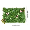 Kwiaty dekoracyjne 40x60 cm sztuczne liście zabezpieczenie zabezpieczające panelu Redukcja szumu Redukcja UV ochronna prywatność ekran ogrodzenia dla ogrodu na podwórku