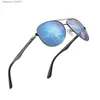 Óculos de sol zenottic alumínio vintage uv400 piloto polarizado óculos de sol sombra para homens condução pesca óculos de sol l231218