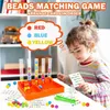 Sıralama Yuva istifleme oyuncakları renkli oyuncak gökkuşağı boncukları eşleşen Montessori oyuncakları matematik sayma eğitim oyunu STEM ince motor becerileri için q231218
