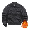 Tactische jassen Tactische piloot herenjas Militaire bomberjassen Casual effen rits Grote zak Katoenen gewatteerde jas Jaqueta Masculina ChaquetasL231218