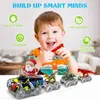 Electric RC Car Dinosaur Toys Create A World Road Race Flexible Track Santa Claus för 3 4 5 6 år upp Old Boy Girls Gift 231218