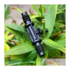 Watering apparatuur die T -shirt vermindert vier - Way Garden Connector Water Slangen Splitter Capillair Water Lawn Greenhouse Micro Sprinkler Dr Dhztn