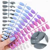 False Nails 120st Matt Press On Nail Tips Soft Full Cover Fake Coffin Solid Color Ballet Acrylic Art Extension Tools Tools