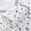 Cobertores primavera verão quatro camadas de algodão gaze nascidos toalha de banho respirável macio swaddle envolve cobertor carrinho infantil acessórios