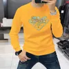 2023 Mens Sweatshirts Autumn Winter Warm Jumper Letter Hot Drill Fashion Casual Hip Hop Streetwear Pullovers Designer Hoodies Men Streetwear Clothes Size M-4XL