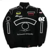 Vêtements F1 costume de course style collégial/style rétro automne/hiver manteau nouveau style veste de logo de voiture de Formule 1 avec le même style