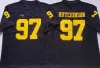 PERSONALIZZATO NCAA Michigan Wolverines College Football Maglie 97 Aidan Hutchinson Hassan Haskins McNamara Blake Corum 77 Taylor Lewan Khaleke Hud