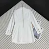 Basic & Casual Dresses designer Early Autumn New B French Celebrity Style Elegant and Waist Wrapped Double breasted Suit Dress Y5R4