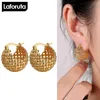 Stud Retro Earrings fashion Metallic Gold Colour Multiple Circle Pendant Women Earrings Jewelry Wedding Party Unusual Earrings 231218