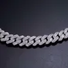 Msn-522 Chinese Cheap Price Iced Out Hip-hop Jewelry 925 Silver Men's Moissanite Cuban Link Chain